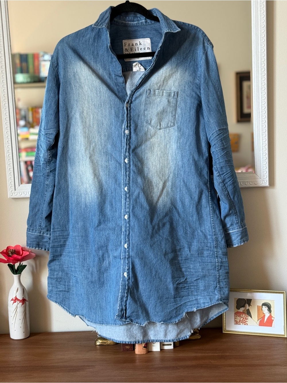 Frank & Eileen “Mary” Denim Dress — Size Small - Picture 3 of 8